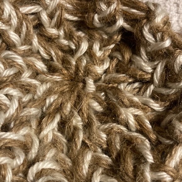 Dish Scrubbie Scrubber Rounds Natural Jute and Cotton Handmade in USA Set of 2 - Picture 8 of 10